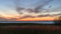 Abendstimmung von der Terrasse mit Blick Richtung Hiddensee