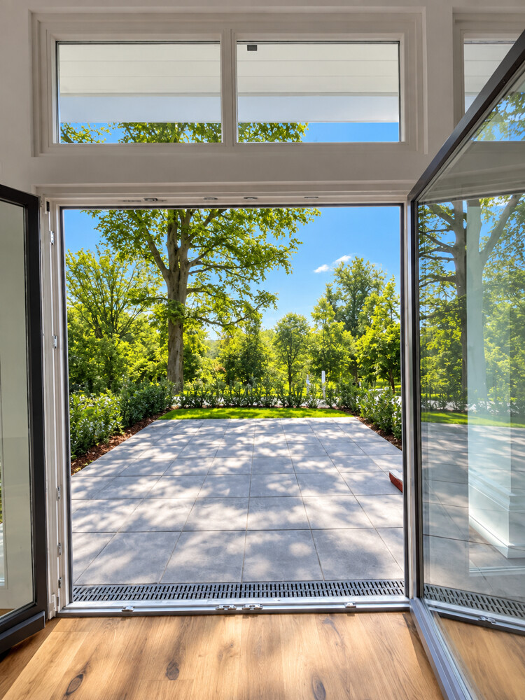 Blick auf Terrasse